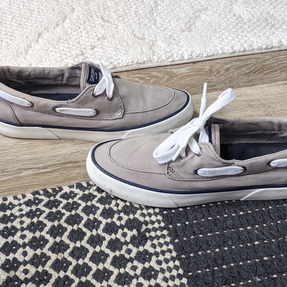 Sperry Top-Sider sneakers boat shoes slide on 7 Gray - Picture 3 of 7